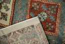 4x5.5 Vintage Distressed Afshar Rug