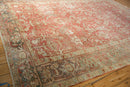 8x10.5 Vintage Distressed Heriz Carpet