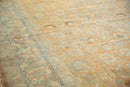10.5x18.5 Vintage Distressed Tabriz Carpet