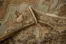 9x12.5 Vintage Distressed Heriz Carpet