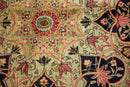 9x12 Antique Fine Tea Washed Kerman Carpet