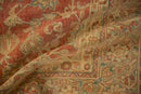 8x11 Vintage Distressed Kashan Carpet