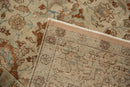 7x11 Vintage Distressed Tabriz Carpet