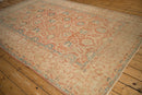 7x10 Vintage Distressed Kashan Carpet