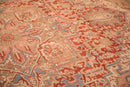9.5x13 Vintage Distressed Heriz Carpet