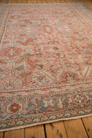 8x11 Vintage Distressed Heriz Carpet