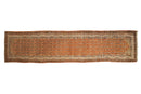 3x13.5 Vintage Distressed Malayer Rug Runner