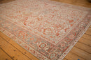 8x9.5 Vintage Distressed Heriz Carpet