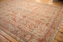 8x9.5 Vintage Distressed Heriz Carpet