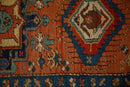 3.5x11.5 Antique Heriz Rug Runner