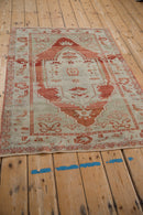 3.5x4.5 Vintage Distressed Oushak Square Rug