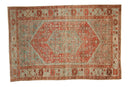 4x6.5 Vintage Distressed Malayer Rug