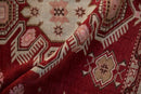 3.5x5.5 Vintage Distressed Caucasian Rug