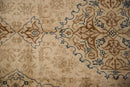 7x11 Vintage Distressed Tabriz Carpet