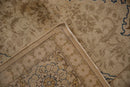 7x11 Vintage Distressed Tabriz Carpet