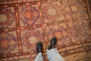 4x7 Vintage Distressed Khotan Rug