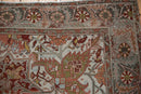 8x11.5 Vintage Distressed Ahar Carpet