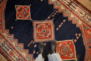 5.5x7.5 Vintage Malayer Carpet