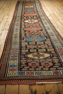 3.5x12.5 Vintage Kurdish Rug Runner