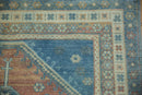 5x6.5 Vintage Distressed Caucasian Rug