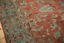 7x17 Vintage Distressed Bibikabad Carpet