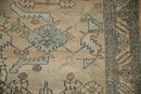 3.5x14.5 Vintage Distressed Heriz Rug Runner