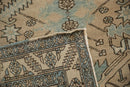 3.5x14.5 Vintage Distressed Heriz Rug Runner