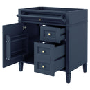 Bathroom Vanity With 2 Drawers And Tip-Out Drawer, Storage Cabinet by Unique Piece Furniture
