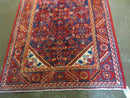 3' 6" X 10' 4" Antique Handmade India Floral Oriental Wool Runner Rug