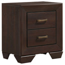 Copper - 2 Drawer Rectangular Nightstand by HouseOfZazla