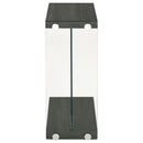 Sampson - C Shaped Side Table - Gray by HouseOfZazla