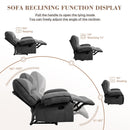 Oversized Manual Recliner Chair Sofa For Living Room by HouseOfZazla