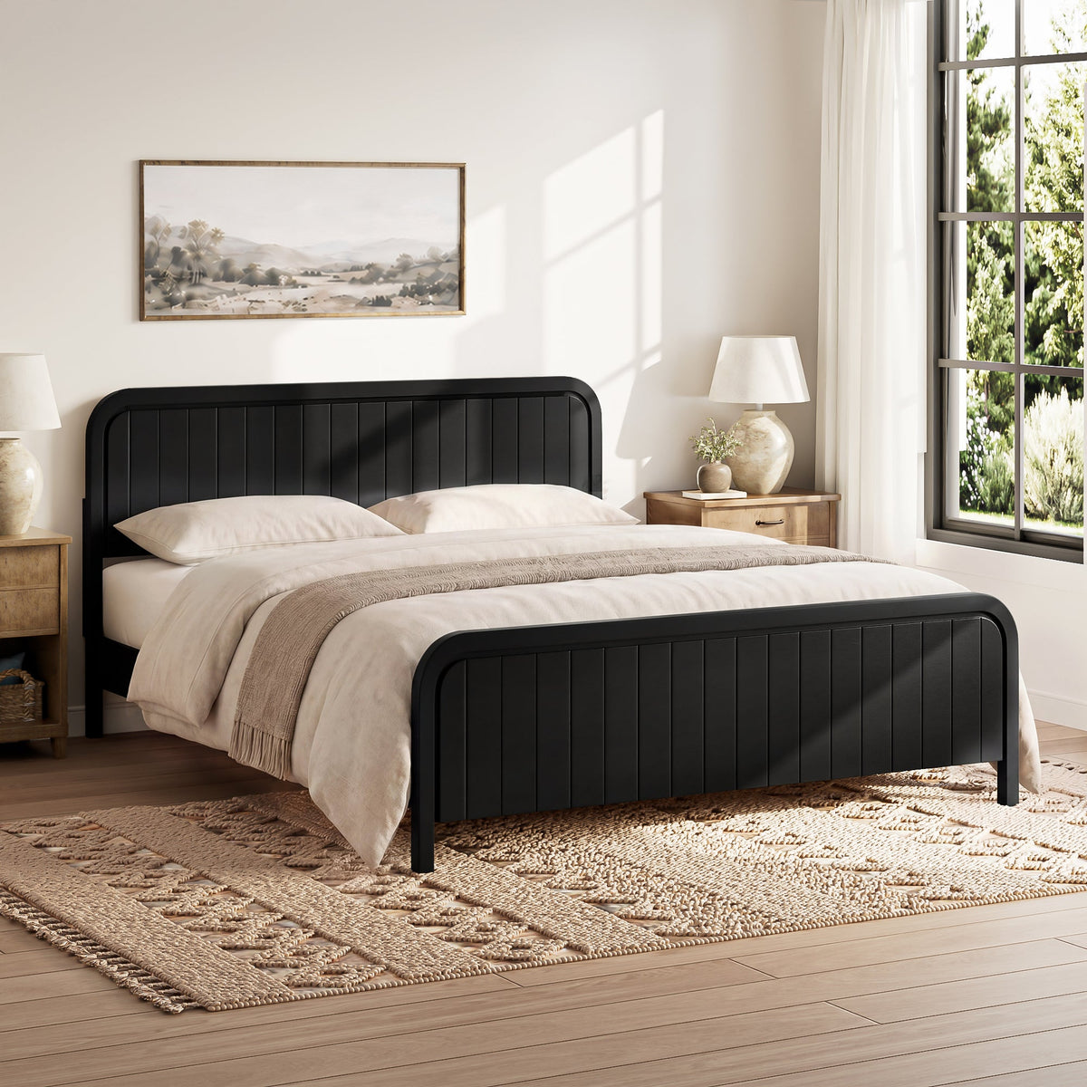 King Bed Frame with Headboard, photo 2 of 10
