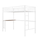 Bunk Bed With Desk, Ladder And Quality Slats For Bedroom by HouseOfZazla