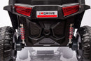 12V7A*1 30W*4 Four-Wheel Drive Seat One Button Start, Forward And Backward, High And Low Speed, Music, Front Light, Power Display, Two Doors Can Open, 2.4G R / C, Seat Belt Four Wheel Absorber by HouseOfZazla