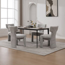 Armless Curved Back Accent Chairs by HouseOfZazla