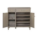 Dauphin - Handpainted Entryway Storage Cabinet - Gray Cashmere by HouseOfZazla