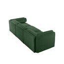Stylish Sofa With Storage Seat And Cylindrical Backrest
