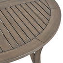 Hermosa Outdoor Acacia Wood Circular Dining Table by HouseOfZazla