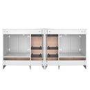 Shaker Free Standing Bathroom Vanity Cabinet & Sink, Soft Close Drawers, Soft Close Doors by HouseOfZazla