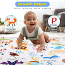 71×59" Baby Play Mat | Non-Slip, Foldable, Machine Washable for Infants & Toddlers