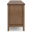 Artisan - TV Media Stand - Rustic Natural Aged Brown by HouseOfZazla