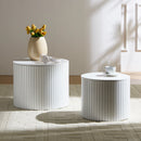 Handcrafted Nested Table Set, 2 Pieces by HouseOfZazla