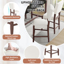 5 Piece Counter Height Dining Set, Bar Table With 4 Upholstered Chairs by HouseOfZazla