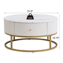 Modern Round Table With Drawers by HouseOfZazla