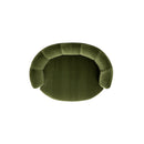 Clara 34.5" Scalloped Pet Sofa Bed - Medium, Olive