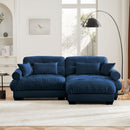 Super Comfort Oversized Modular Sectional Sofa With Movable Ottoman by HouseOfZazla