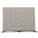 Crosby - Bed With Upholstered Headboard And Slats by HouseOfZazla