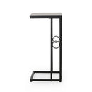 Essex Set of 2 Modern Black Metal End Tables by HouseOfZazla