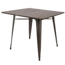 Oregon - Industrial / Farmhouse Dining Table - Espresso by HouseOfZazla